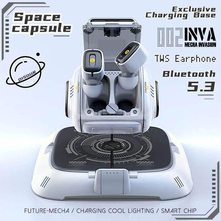 Space Capsule INVA-Q TWS Earbuds - Risenty Store