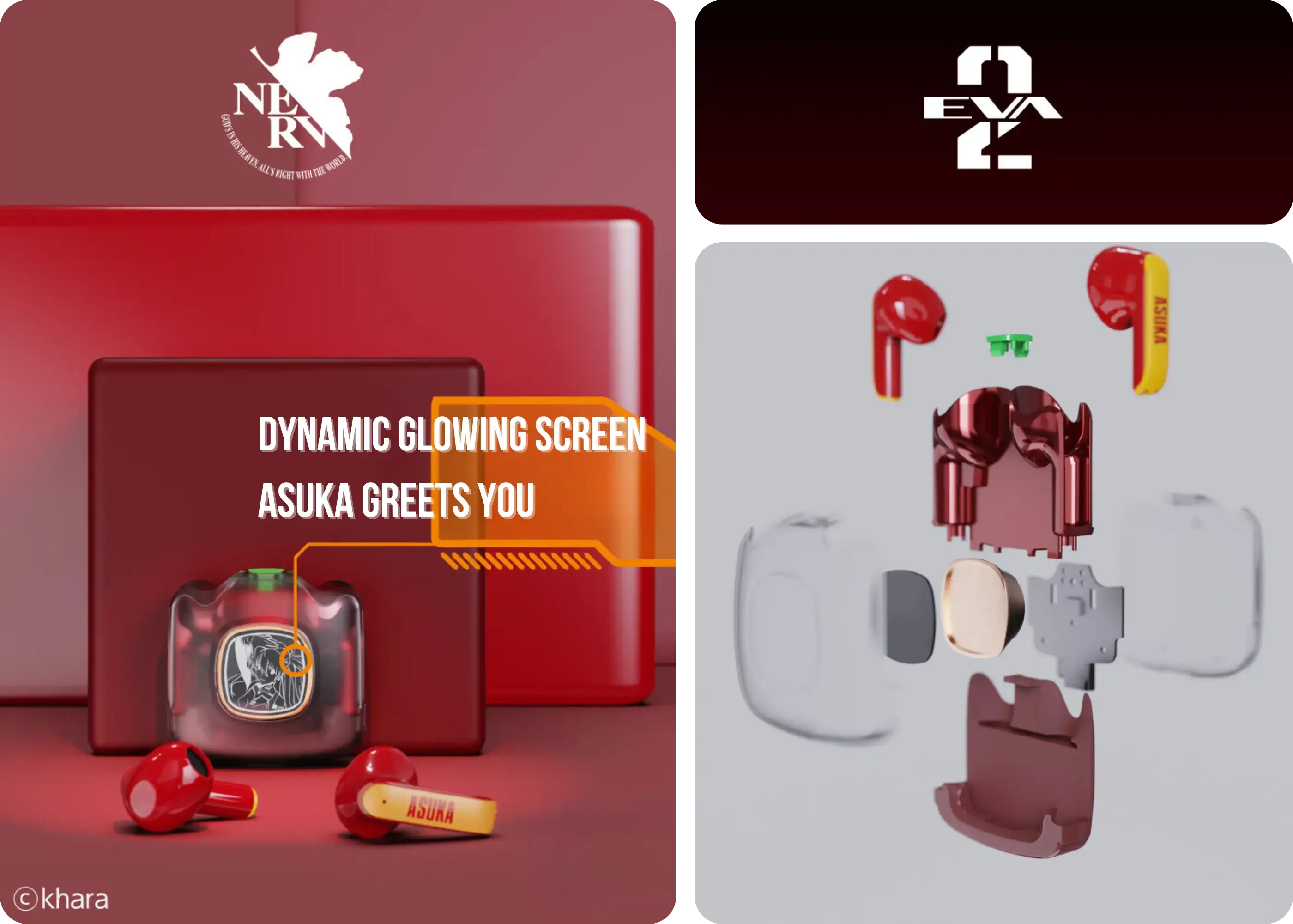 Ergonomic sweat-resistant Asuka earbuds designed for sports
