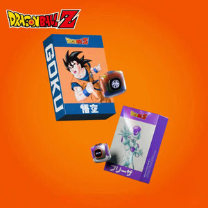 Dragon Ball Z T01 Goku and Frieza earbuds with themed packaging