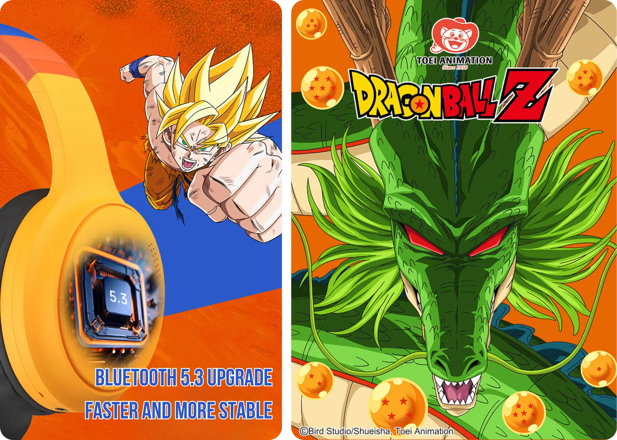 STUMPE x Dragon Ball Z T02 Aktive Geräuschreduzierung Over-Ear-Kopfhörer – Produktdetailbild