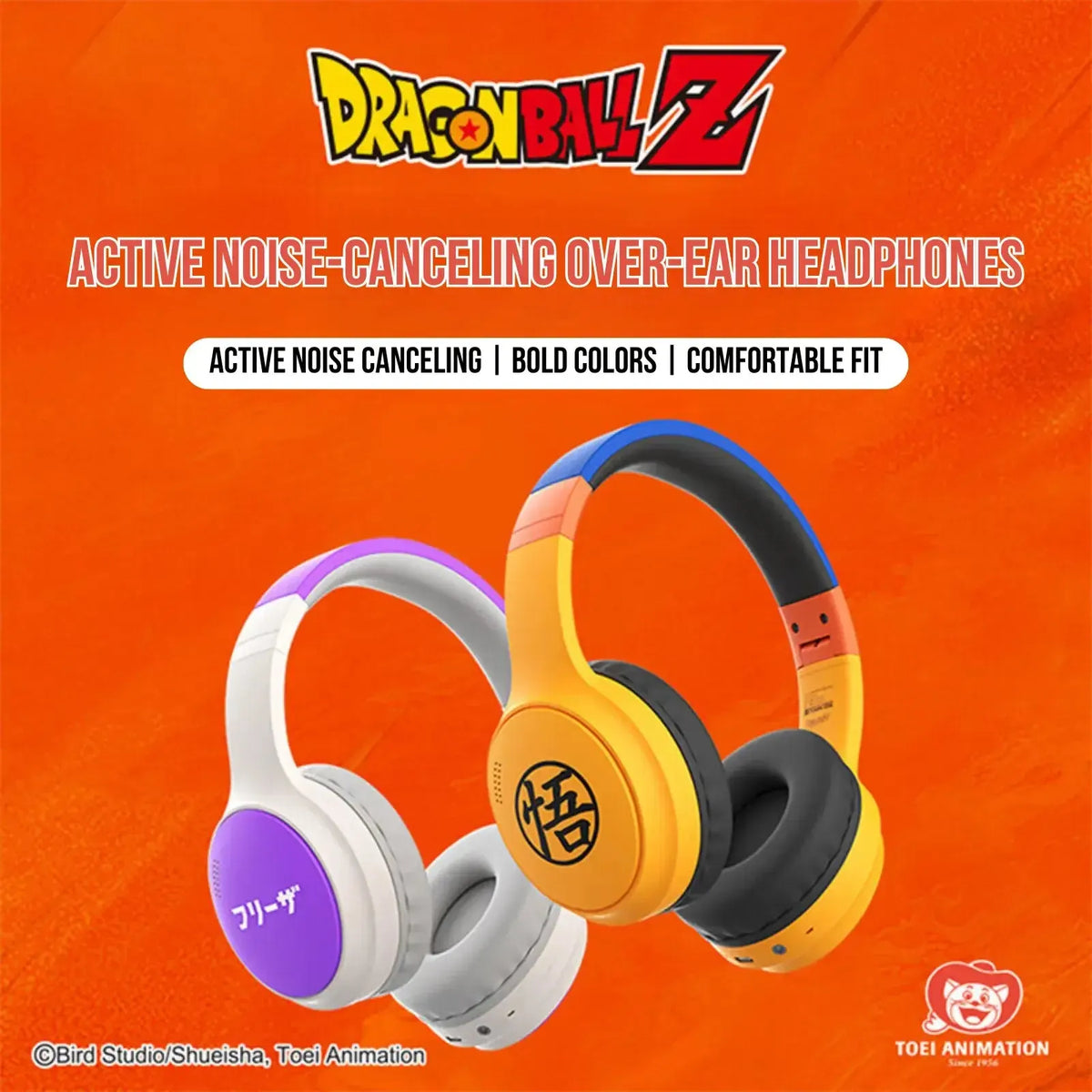 STUMPE x Dragon Ball Z T02 Aktive Geräuschreduzierung Over-Ear-Kopfhörer – Produktbild 2