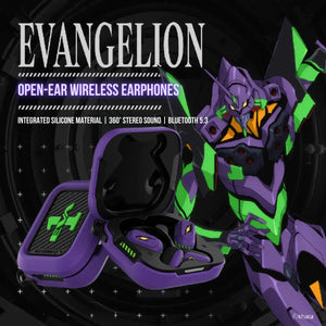 STUMPE x Evangelion EVA-01 Earhook Sports Earphones product gallery view 2