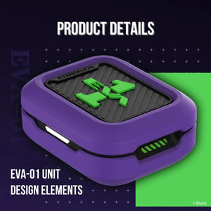 STUMPE x Evangelion EVA-01 Earhook Sports Earphones product gallery view 4