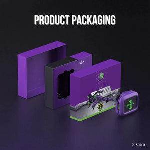 STUMPE x Evangelion EVA-01 Earhook Sports Earphones product gallery view 5