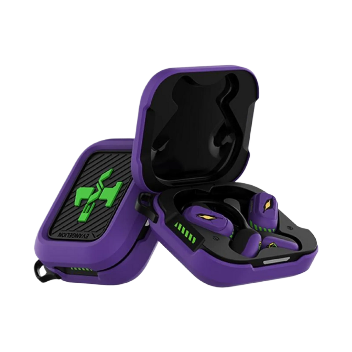 STUMPE x Evangelion EVA-01 Earhook Sports Earphones product hero image