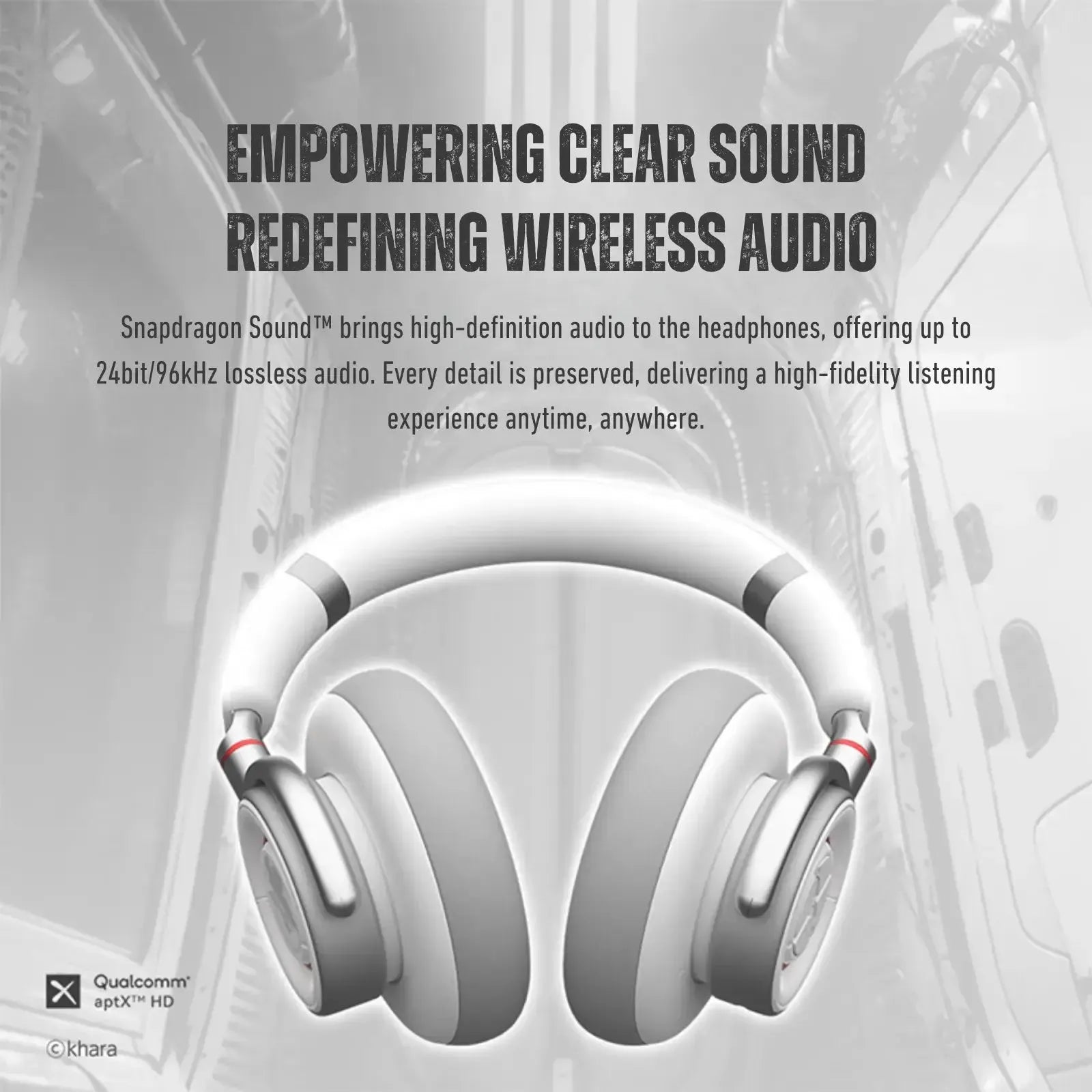 Evangelion over-ear headphones designed for clear wireless sound