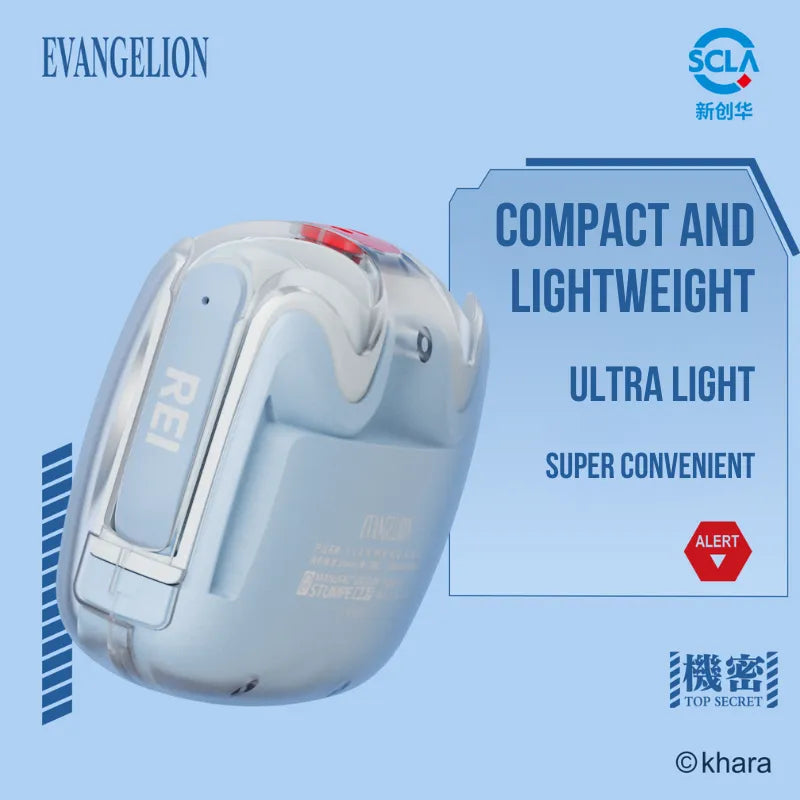 Compact lightweight charging case for the Rei Ayanami wireless earbuds