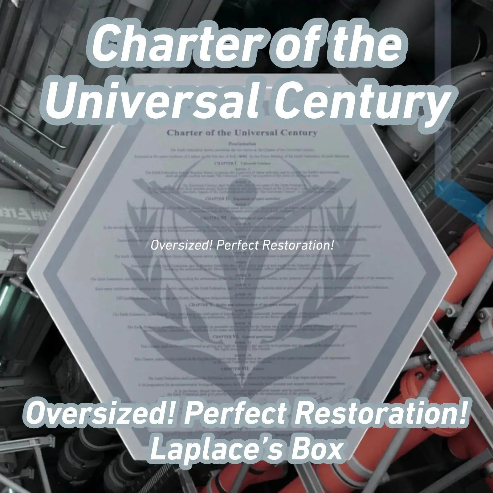 Gundam Unicorn RX-0 collectible Laplace's Box packaging