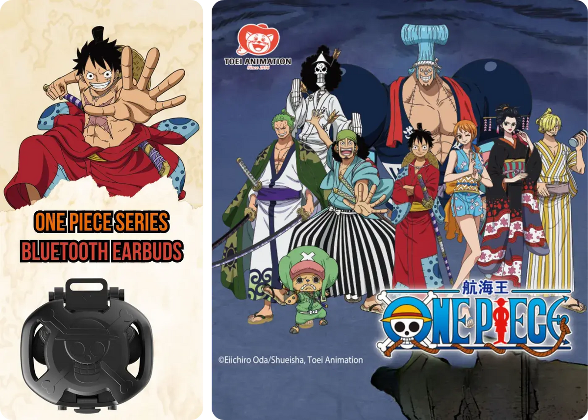 STUMPE x One Piece T05 Totenkopfflagge In-Ear-Kopfhörer – Produktdetailbild