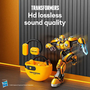 Transformers Bumblebee earphones with synchronized sound and picture