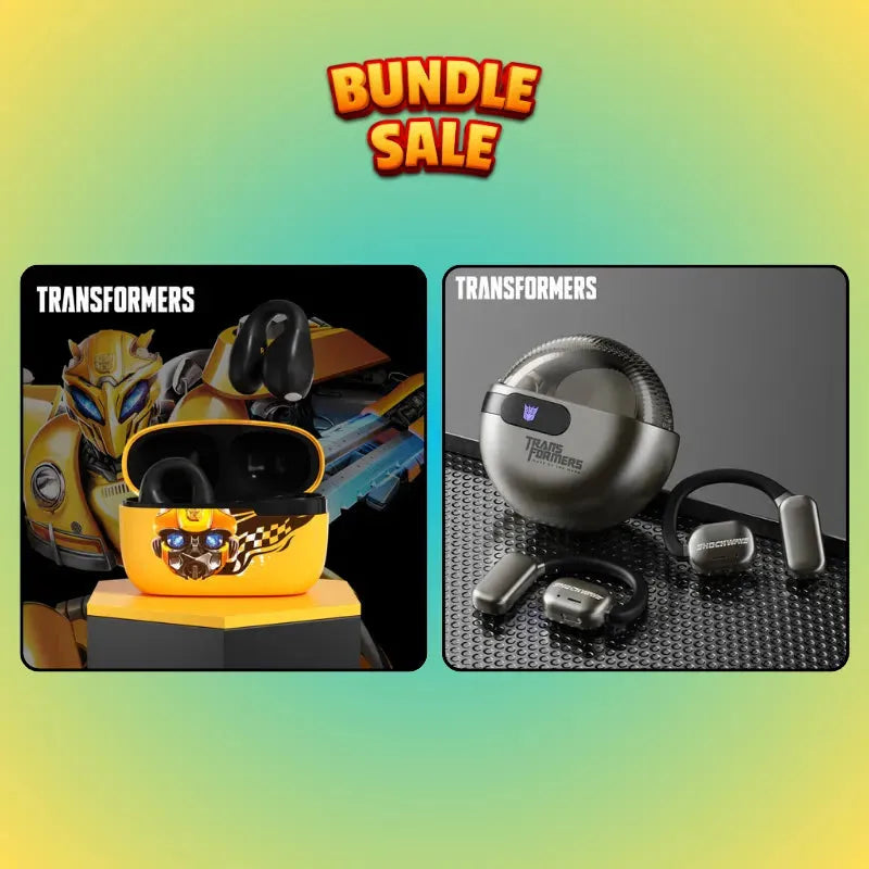 Transformers Dynamic Fit Sound Duo bundle configuration 2 with licensed earphones