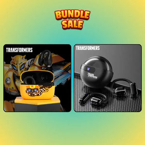 Transformers Dynamic Fit Sound Duo bundle configuration 4 with licensed earphones