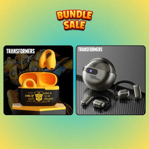 Transformers Dynamic Fit Sound Duo bundle configuration 6 with licensed earphones