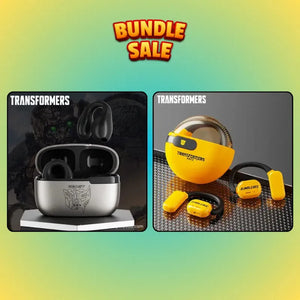 Transformers Dynamic Fit Sound Duo bundle configuration 8 with licensed earphones