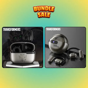 Transformers Dynamic Fit Sound Duo bundle configuration 9 with licensed earphones