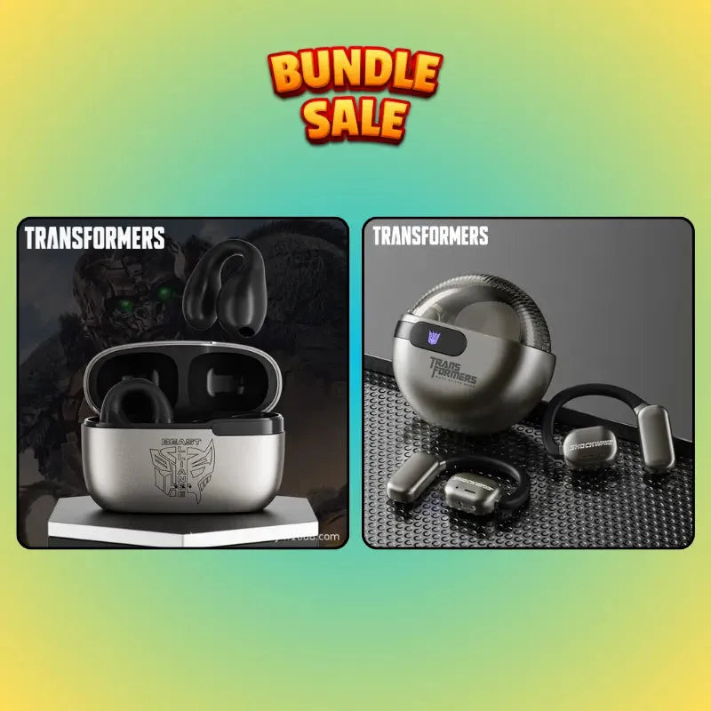 Transformers Dynamic Fit Sound Duo bundle configuration 9 with licensed earphones