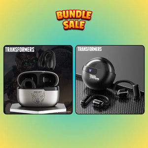 Transformers Dynamic Fit Sound Duo bundle configuration 10 with licensed earphones