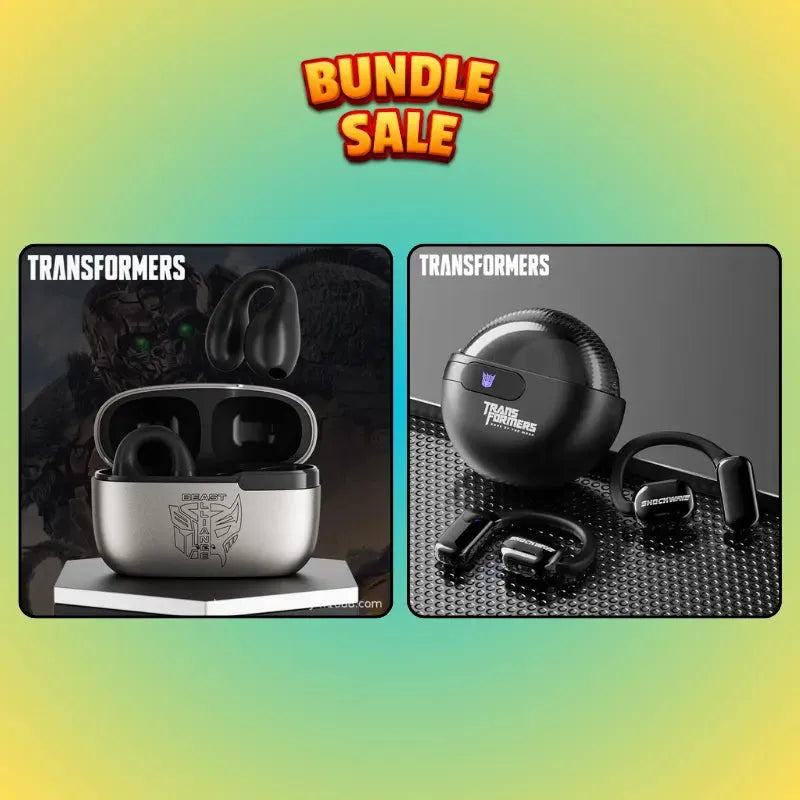 Transformers Dynamic Fit Sound Duo bundle configuration 10 with licensed earphones