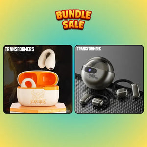 Transformers Dynamic Fit Sound Duo bundle configuration 12 with licensed earphones