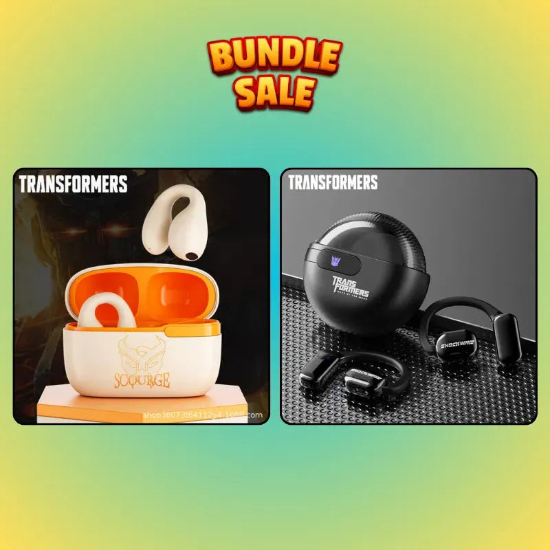 Transformers Dynamic Fit Sound Duo bundle configuration 13 with licensed earphones