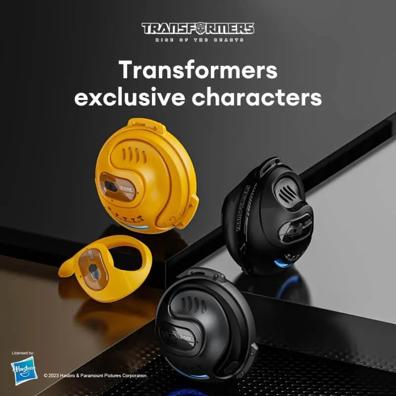 Fones Transformers TF-T07 com gancho de orelha – Risenty Store