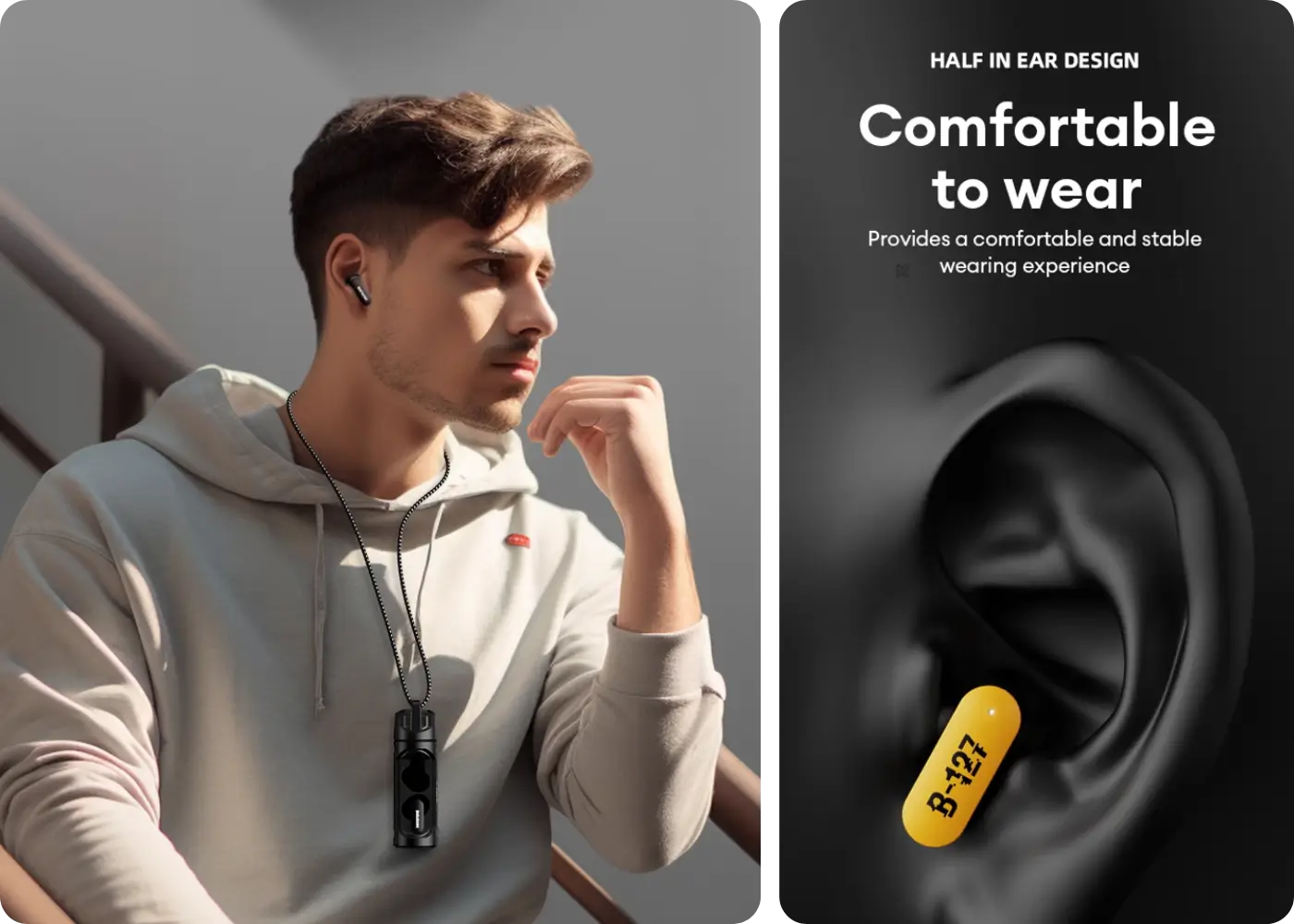 Transformers TF-T11 Rotating Gaming Earbuds - All-Day Comfort