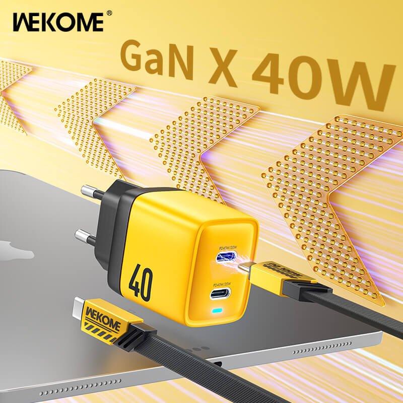 WEKOME GaN 40W Fast Charger - Risenty Store