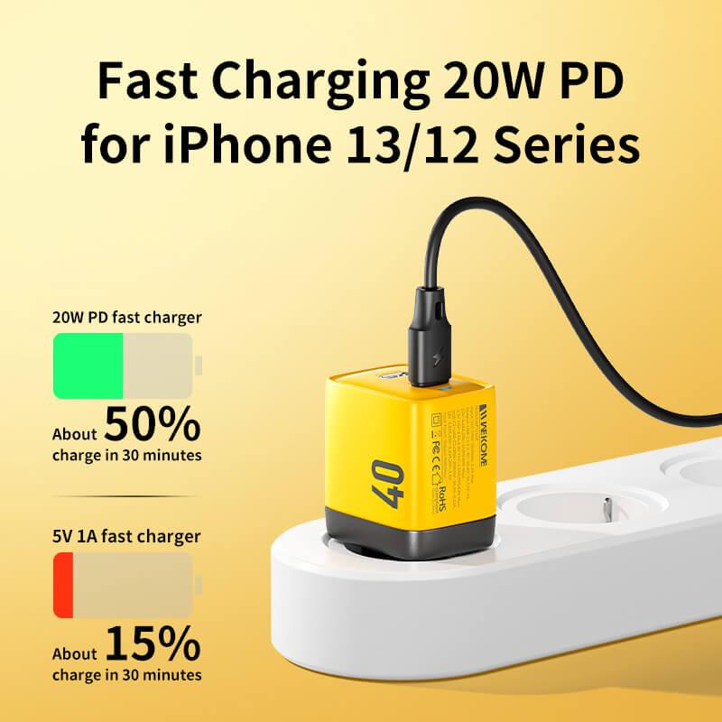 WEKOME GaN 40W Fast Charger - Risenty Store