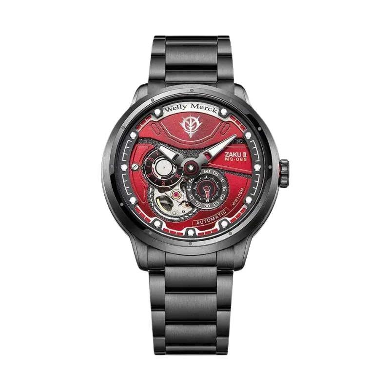 Welly Merck Gundam Zaku II automatic mechanical watch