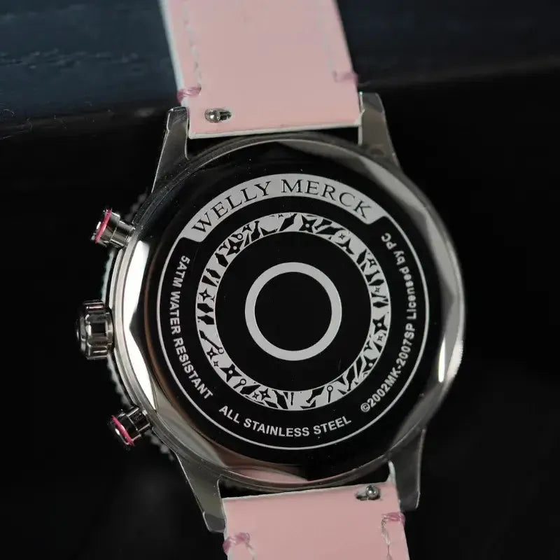Sakura Haruno quartz watch engraved case back