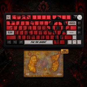 لوحة مفاتيح ميكانيكية RGB ثلاثية الأوضاع من World of Warcraft بـ79 مفتاحًا – صورة المنتج 8