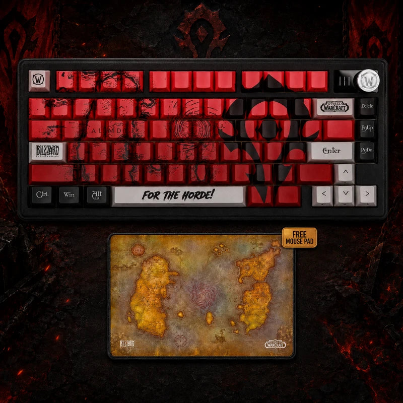 لوحة مفاتيح ميكانيكية RGB ثلاثية الأوضاع من World of Warcraft بـ79 مفتاحًا – صورة المنتج 8
