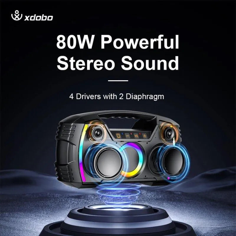 Speaker Bluetooth Xdobo SINOBAND Blade 1974 da 80 W – Risenty Store