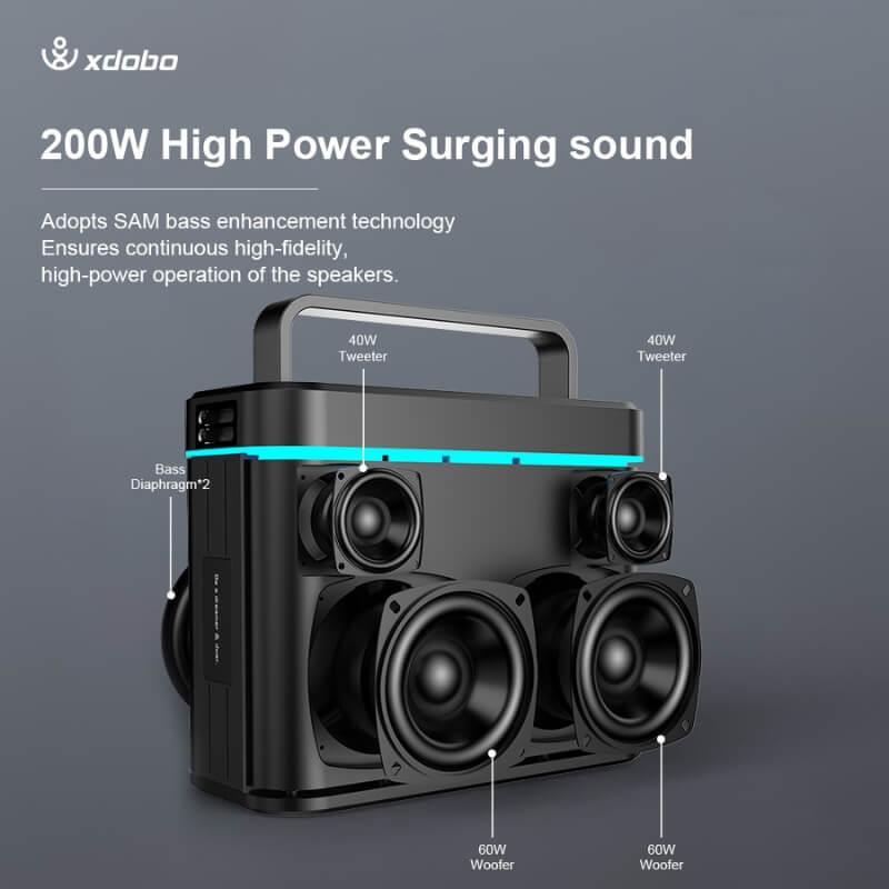 Xdobo Truth 200W Home Karaoke Bluetooth Speaker - Risenty Store