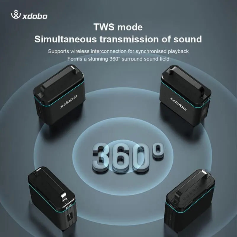 Altavoz Bluetooth para karaoke en casa Xdobo Truth de 200 W - Risenty Store