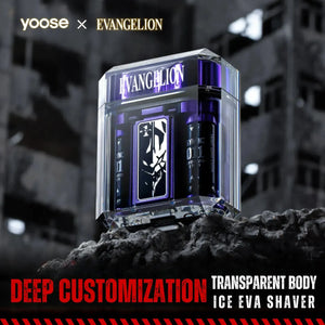 Yoose EVA-01 ICE shaver with transparent customized case